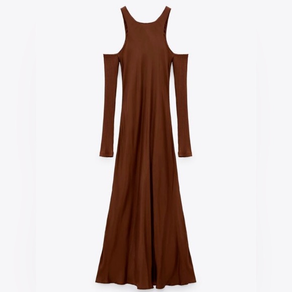 ZARA COMBINATION ARM WARMER
DRESS ✨EUC✨ 100% Viscose Main - Picture 2 of 16